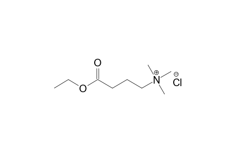 (3-carboxypropyl)trimethylammonium chloride ethyl ester