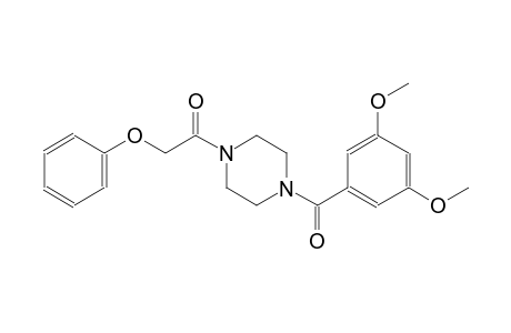piperazine, 1-(3,5-dimethoxybenzoyl)-4-(phenoxyacetyl)-