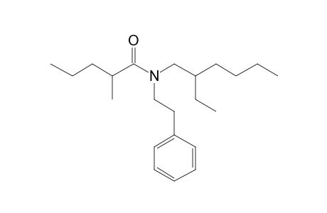 Valeramide, 2-methyl-N-(2-phenylethyl)-N-(2-ethylhexyl)-