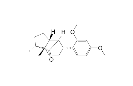 5-(2,4-dimethoxyphenyl)-1,7a-dimethyl-(1.alpha.,3a.beta.,4.alpha.,5.alpha.,7a.beta.)-octahydro-1,4-methano-1H-inden-8-one