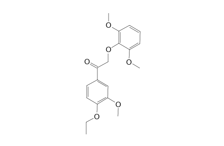 4-Ethoxy-3-methoxy-2-(2,6-dimethoxyphenoxy)aceophenone