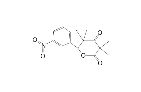 2H-Pyran-2,4(3H)-dione, dihydro-3,3,5,5-tetramethyl-6-(3-nitrophenyl)-