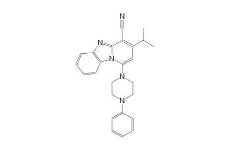 3-isopropyl-1-(4-phenyl-1-piperazinyl)pyrido[1,2-a]benzimidazole-4-carbonitrile