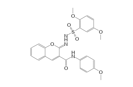 benzenesulfonic acid, 2,5-dimethoxy-, 2-[(2Z)-3-[[(4-methoxyphenyl)amino]carbonyl]-2H-1-benzopyran-2-ylidene]hydrazide