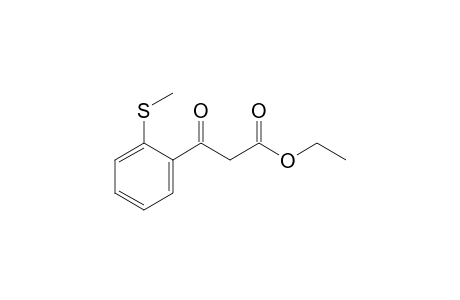 [o-(methylthio)benzoic] acetic acid, ethyl ester