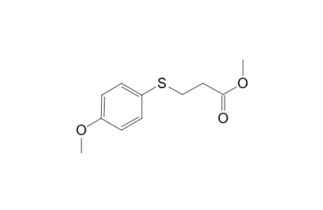methyl 3-(4-methoxyphenyl)sulfanylpropanoate
