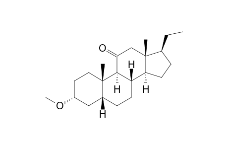 3.alpha.-methoxy-5.beta.-pregnan-11-one