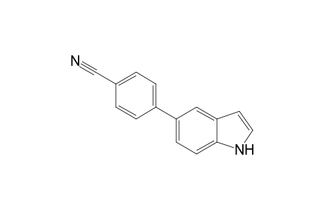 4-(1H-Indol-5-yl)-benzonitrile