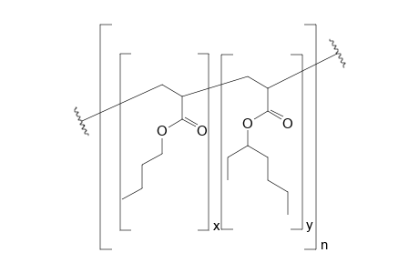 Copolymer butyl acrylate-stat-ethyl hexyl acrylate