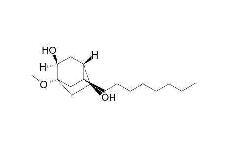 Bicyclo[2.2.2]octane-2,5-diol, 1-methoxy-8-octyl-, (1.alpha.,2.alpha.,4.beta.,5.beta.,8S*)-