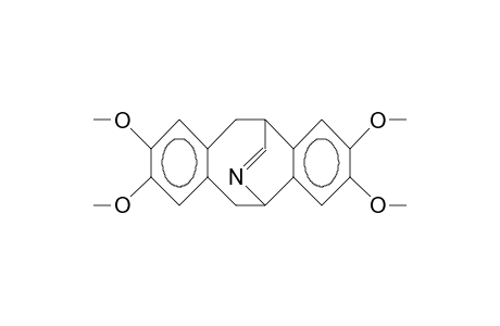 Tetramethoxy-2,3:8,9-dibenzo-6-aza-bicyclo(3.2.2)nona-2,6,8-triene