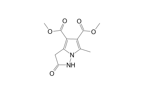 2-Oxo-4,5-bis(methoxycarbonyl)-6-methyl-2,3-dihydro-1H-pyrrolo[1,2-b]pyrazole