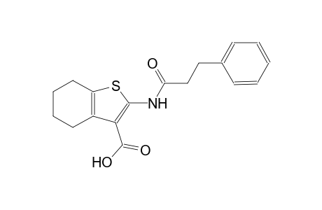 2-[(3-phenylpropanoyl)amino]-4,5,6,7-tetrahydro-1-benzothiophene-3-carboxylic acid