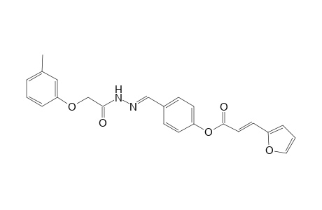 3-Furan-2-yl-acrylic acid 4-[(2-m-tolyloxy-acetyl)-hydrazonomethyl]-phenyl ester