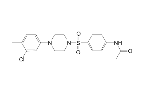 N-[4-[4-(3-chloranyl-4-methyl-phenyl)piperazin-1-yl]sulfonylphenyl]ethanamide