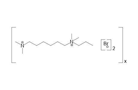 N,N,N',N'-tetramethyl-1,6-hexanediamine, polymer with 1,3-dibromopropane