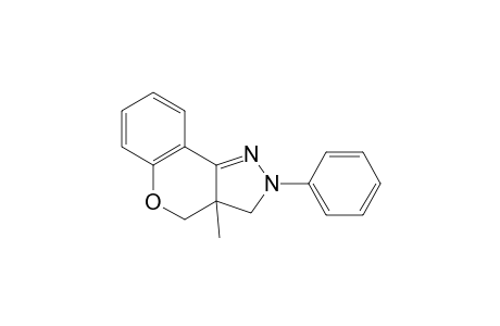 Benzopyrano[4,3-c]pyrazole, 2,3,3a,4-tetrahydro-3a-methyl-2-phenyl-