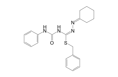 N-(cyclohexylimino)-4-phenyl-1-thioallophanimidic acid, benzyl ester