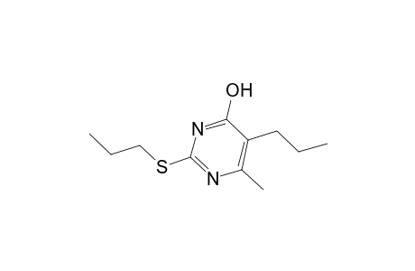 6-Methyl-5-propyl-2-(propylsulfanyl)-4-pyrimidinol