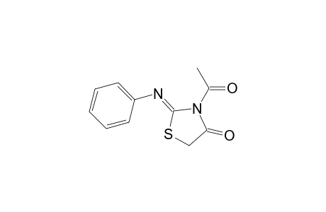 2-Phenylimino-3-acetylthiazolidin-4-one