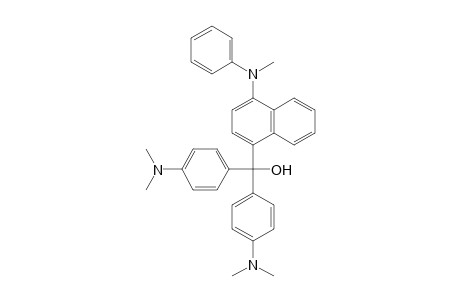 1-Naphthalenemethanol, alpha,alpha-bis[4-(dimethylamino)phenyl]-4-(methylphenylamino)-