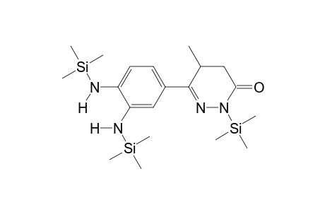 6-(3,4-Diaminophenyl)-5-methyl-2,3,4,5-tetrahydropyridazin-3-one 3TMS