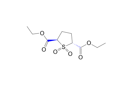 tetrahydro-trans-2,5-thiophenedicarboxylic acid, diethyl ester, 1,1-dioxide