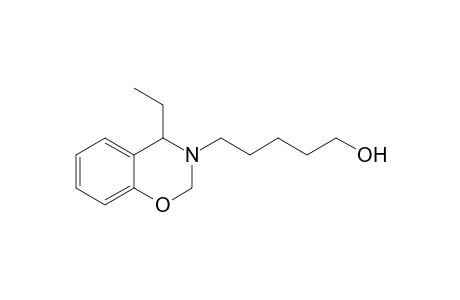 (+-)-3,4-Dihydro-3-(5'-hydroxypentyl)-4-ethyl-2H-1,3-benzoxazine
