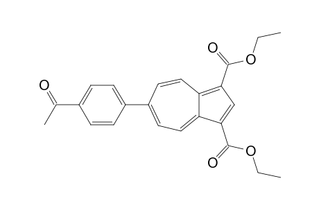 Diethyl 6-(4-acetylphenyl)azulene-1,3-dicarboxylate