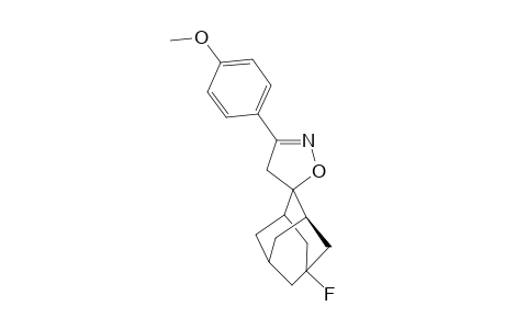 (Z)-5-Fluoro-3'-(4-methoxyphenyl)-4'-hydrospiro[adamantane-2,5'-(delta.(2)-isoxazoline]