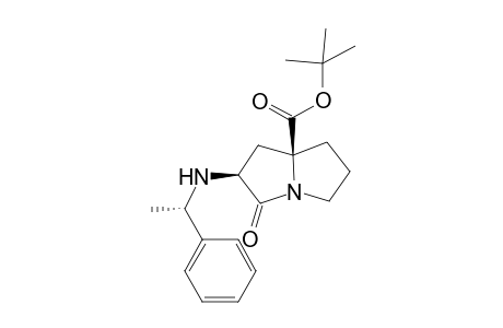 tert-Butyl (2S,7aS)-3-oxo-2-[((S)-1-phenylethyl)amino]tetrahydro-1H-pyrrolizine-7a(5H)-carboxylate