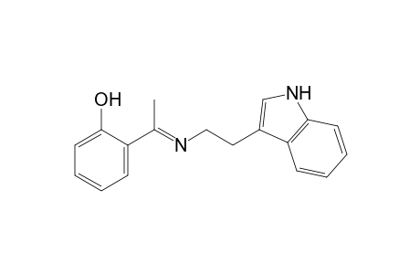 o-{N-[2-(indol-3-yl)ethyl]acetimidoyl}phenol