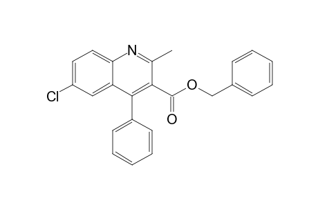 Benzyl 6-chloro-2-methyl-4-phenylquinoline-3-carboxylate