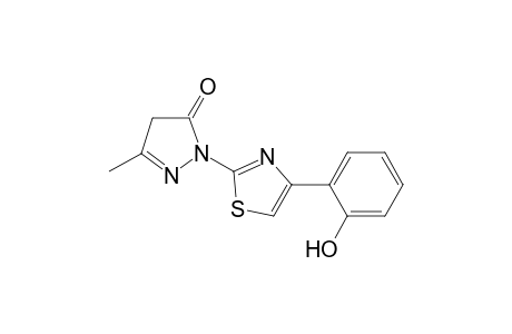 2-[4-(2-Hydroxyphenyl)-1,3-thiazol-2-yl]-5-methyl-2,4-dihydro-3H-pyrazol-3-one