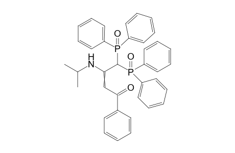 3-(N-Isopropylamino)-1-phenyl-4,4-bis(diphenylphosphinoyl)but-2-en-1-one
