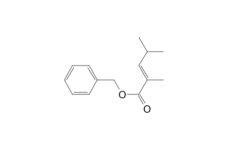 2-Pentenoic acid, 2,4-dimethyl-, phenylmethyl ester, (E)-