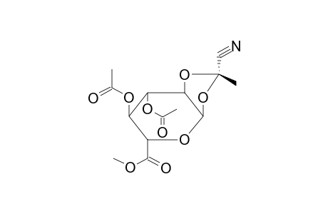 METHYL 3,4-DI-O-ACETYL-1,2-O-[1-(ENDO-CYANO)ETHYLIDENE]-ALPHA-D-GLUCOPYRANOSYLURONATE