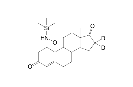 10-.beta.-Hydroxyestr-4-en-3,17-dione Methyloxime-trimethylsilyl dev
