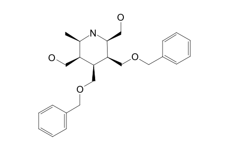 (3,4-BIS-BENZYLOXYMETHYL-5-HYDROXYMETHYL-6-METHYL-PIPERIDIN-2-YL)-METHANOL