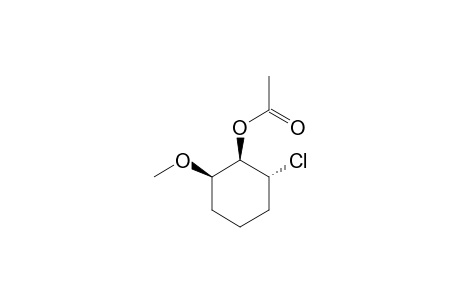 cis-2-Acetoxy-3-chloro-1-methoxycyclohexan