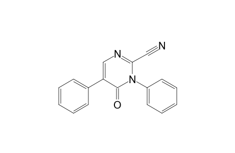 2-Cyano-3,5-diphenylpyrimidin-4-one
