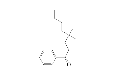 1-Phenyl-2,4,4-trimethyl-1-octanone