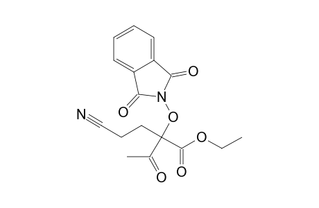 Ethyl 2-(2-cyanoethyl)-2-(N-phthalimidyloxy)-3-oxobutanoate