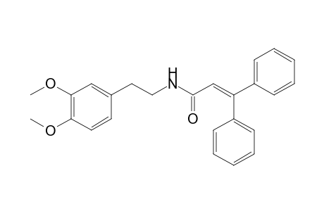 N-[2-(3,4-Dimethoxy-phenyl)-ethyl]-3,3-diphenyl-acrylamide