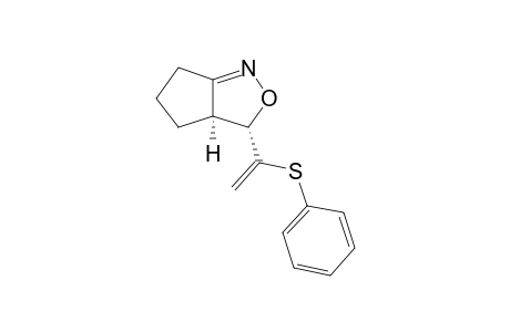 (3S*,3aS*)-3-[1-(Phenylthio)ethenyl]-3a,4,5,6-tetrahydro-3H-cyclopent[c]isoxazole