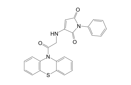 10-.alpha.-(1'-Phenyl-dihydro-2',5'-dioxopyrrol-3'-yl)acetyl-10H-phenothiazine