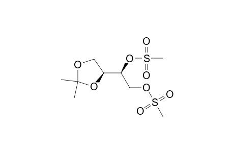 (2S,3S)-1,2-O-isopropylidene-3,4-di-O-mesylbutane-1,2,3,4-tetrol