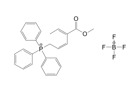 (4-Methoxycarbonyl-hexa-2Z,4E-dienyl)triphenylphosphonium tetrafluoroborate