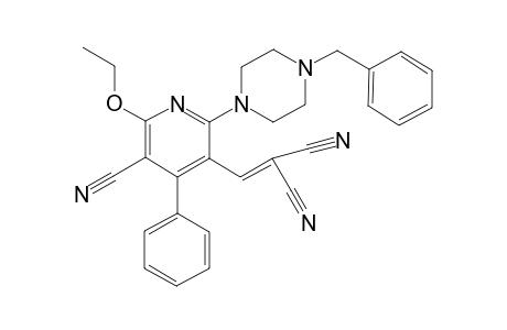 5-Cyano-6-ethoxy-3-(2,2-dicyanovinyl)-2-(N-4-benzylpiperazinyl)-4-phenylpyridine