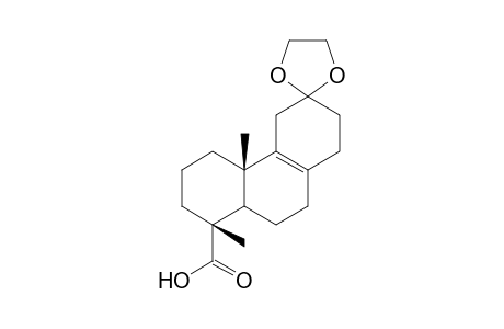 12,12-Ethylenedioxypodocarp-8-en-19-oic acid